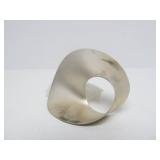 Large Sterling Silver 3D Sculptural Brooch