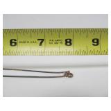 Excellent Pierced & Brushed Sterling Silver Pendant Necklace