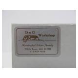 Signed Vintage Modernist Sterling Silver Brooch