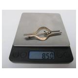 Signed Vintage Modernist Sterling Silver Brooch