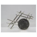 Vintage Taxco Signed CARSI Sterling Silver Brooch
