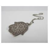 Large Vintage Moroccan Hand Necklace