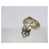 2 Wonderful Signed Sterling Silver & 24K Gold Earring Sets