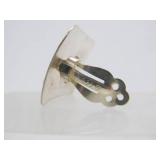 2 Wonderful Signed Sterling Silver & 24K Gold Earring Sets