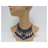 Lovely Vintage Middle Eastern Necklace w/Lapis