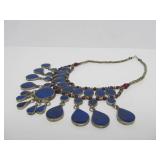 Lovely Vintage Middle Eastern Necklace w/Lapis