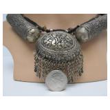 Large Ornate Vintage Yemeni / Middle Eastern Necklace