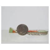 Great Looking Pair of Sterling Silver Native American Inlaid Feather Earrings