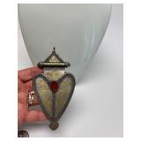 Large Antique Turkman Heart Pendant