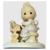 Precious Moments - You Are The Type I Love Figurine & Praise The Lord anyhow - Jonathan & David 1982