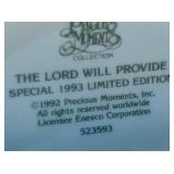 Precious Moments The Lord Will Provide - July 1993 Special Edition