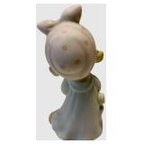 Precious Moments May Emerald Color of Patience with Treasure Chest and Angel Figurine