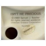 Precious Moments May Emerald Color of Patience with Treasure Chest and Angel Figurine