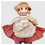 Precious Moments Dolls (Lot of 3) - 2 Dolls & Moments Last Forever Book by Laura C. Martin