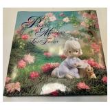 Precious Moments Dolls (Lot of 3) - 2 Dolls & Moments Last Forever Book by Laura C. Martin