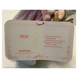 Precious Moments Dolls (Lot of 3) - 2 Dolls & Moments Last Forever Book by Laura C. Martin