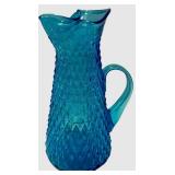 L.E. Smith Divided Dish & Empoli Vintage Glass Decanter