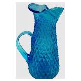 L.E. Smith Divided Dish & Empoli Vintage Glass Decanter