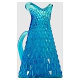 L.E. Smith Divided Dish & Empoli Vintage Glass Decanter