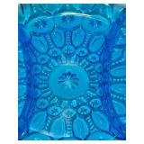 L.E. Smith Divided Dish & Empoli Vintage Glass Decanter