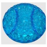 L.E. Smith Divided Dish & Empoli Vintage Glass Decanter