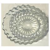 Assorted 12 piece Crystal Diamond-Cut Glassware Collection - Vases, Candle Holder, Bowls, Sugar & Creamer including Fostoria