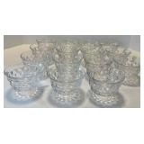 15 - Fostoria Glass Punchbowl Cups