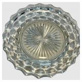 Fostoria American Clear Crystal Cut Glass Plates