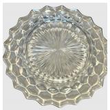 Fostoria American Clear Crystal Cut Glass Plates