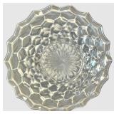 Fostoria American Clear Crystal Cut Glass Plates