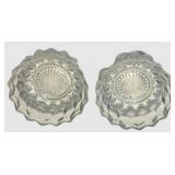 Crystal Cut Glassware Set - Compote Dishes & Candlestick Holders including Fostoria American Clear