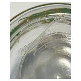 Vintage Pitcher - Clear Glass Floral Pattern (Yellow Flowers)