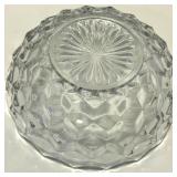 Crystal Glass Diamond-Cut Bowls with Salt & Pepper Shakers and More including Fostoria