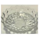 Crystal Glass Diamond-Cut Bowls with Salt & Pepper Shakers and More including Fostoria