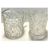 Crystal Pitchers - (Lot of 2)