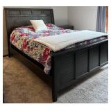 Queen Size Bed - Frame, Bedding and Beautyrest Recharge Mattress Included (if wanted) Lots 100, 101. 102 are Matching