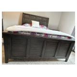 Queen Size Bed - Frame, Bedding and Beautyrest Recharge Mattress Included (if wanted) Lots 100, 101. 102 are Matching
