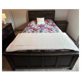 Queen Size Bed - Frame, Bedding and Beautyrest Recharge Mattress Included (if wanted) Lots 100, 101. 102 are Matching