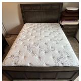 Queen Size Bed - Frame, Bedding and Beautyrest Recharge Mattress Included (if wanted) Lots 100, 101. 102 are Matching