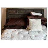 Queen Size Bed - Frame, Bedding and Beautyrest Recharge Mattress Included (if wanted) Lots 100, 101. 102 are Matching