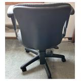 Oak Office Desk with Hutch & File Cabinet - Open Shelves & Drawers, on Casters and Desk Organizers