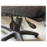 Oak Office Desk with Hutch & File Cabinet - Open Shelves & Drawers, on Casters and Desk Organizers