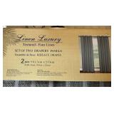 Linen Luxury Drapery Panels (2 Sets) & Hayworth Room Darkening Panels (2 Sets) & Rod ( NIB)