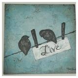 Live & Love Wall Art