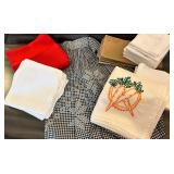 Napkins & Linen Set including Embroidered Gingham Apron