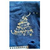 Embroidered Towels Set - Duck & Bunny Motifs with Seashell Embroidery