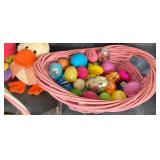 Easter Baskets and Eggs (Lot of 7)