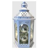 Christmas Decor including Deer,  Lantern & Ornament Display Container