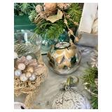 Blue & Silver Christmas Decor Set including Holiday Heirlooms Ornaments