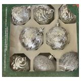 Decorated Glass Ornaments - Assorted Christmas Boxes